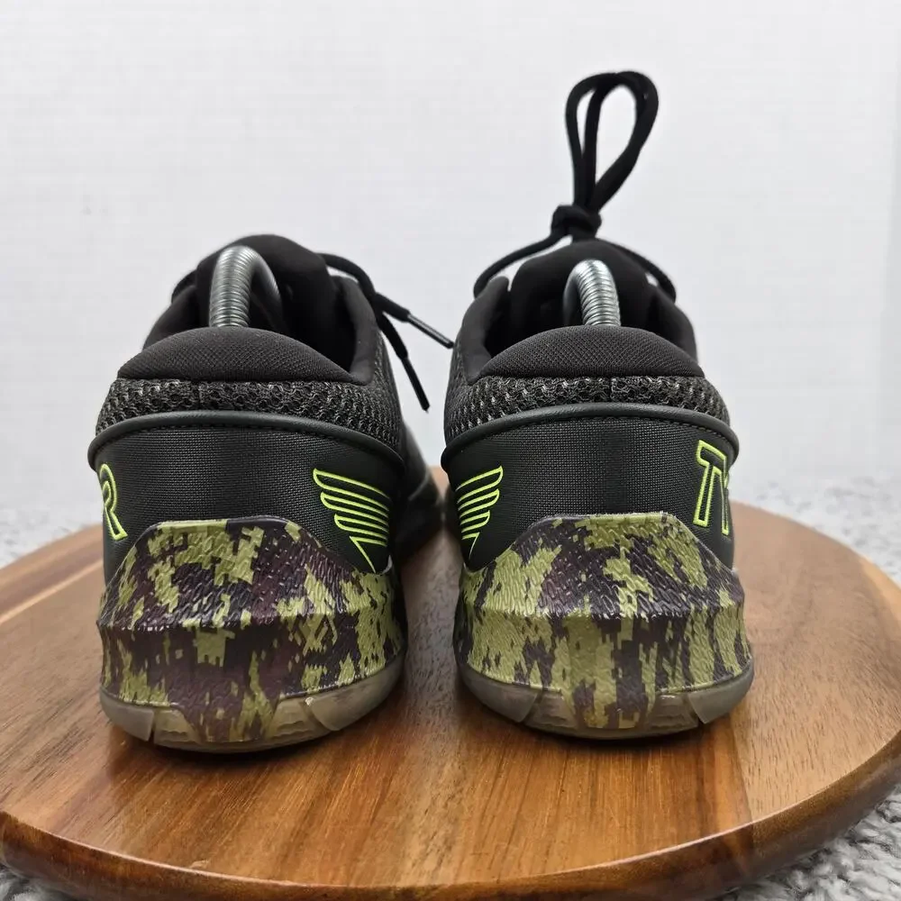 TYR Womens 8 CXT-2 Trainer Black Green Camo Low Top Athletic Gym Training Shoe